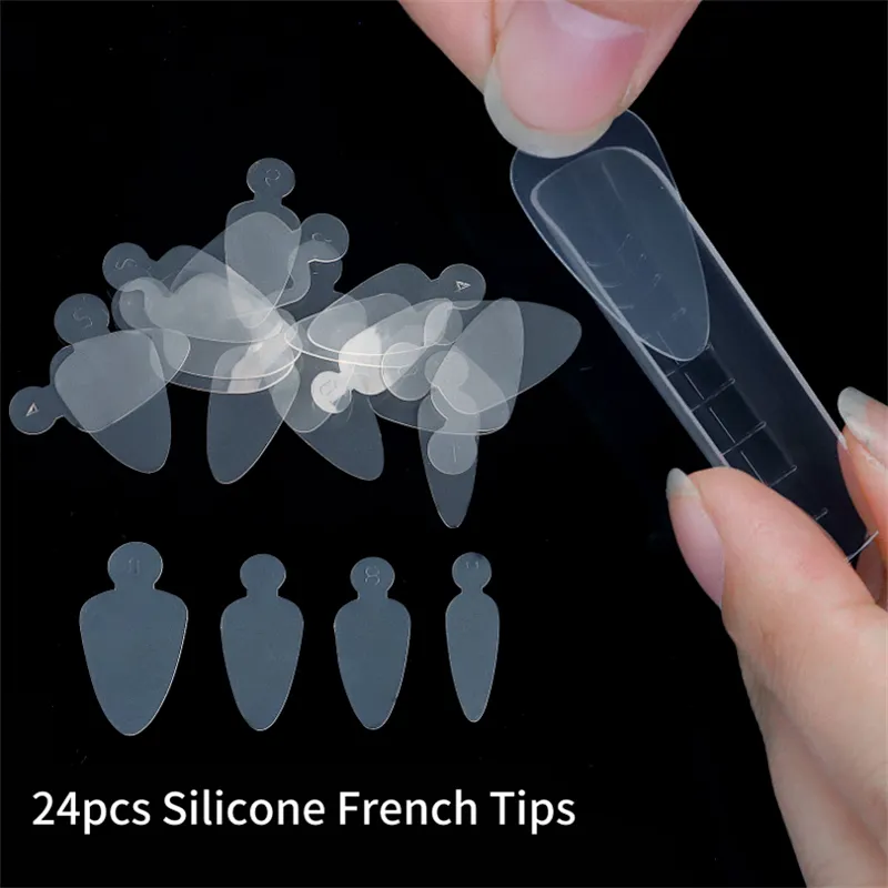 288PCS Silicone Guide Dual Nail Form Set